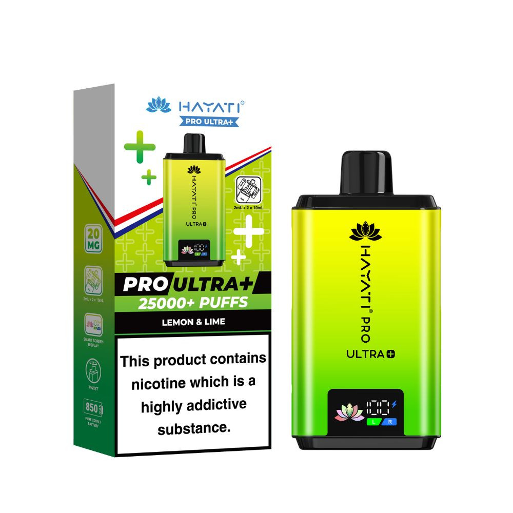 hayati pro ultra box of 5 Hayati Pro Ultra Plus 25k Vape Kit Box of 5