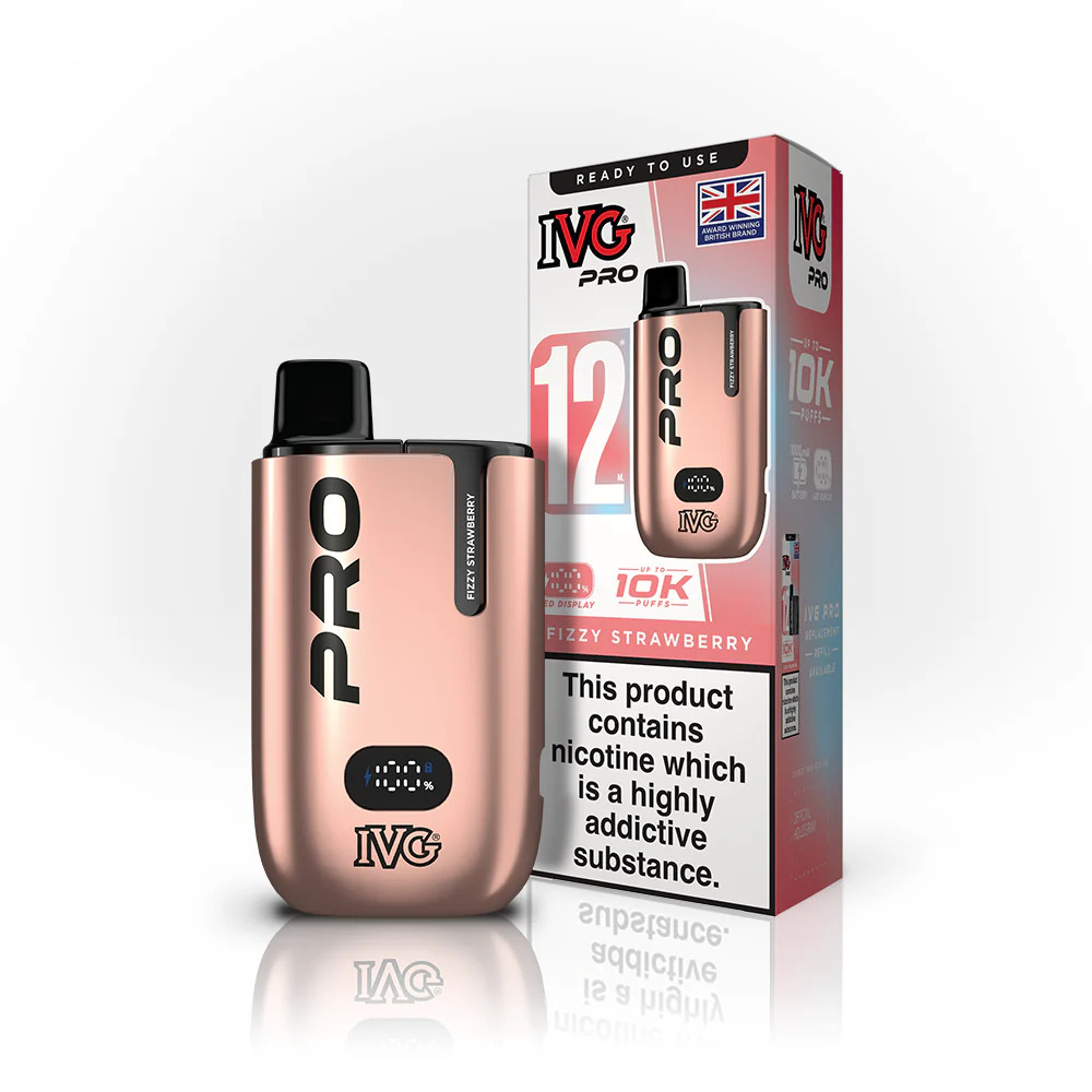 Buy Bulk Wholesale IVG Pro 12 10K Puffs Vape Kit (Box of 5)