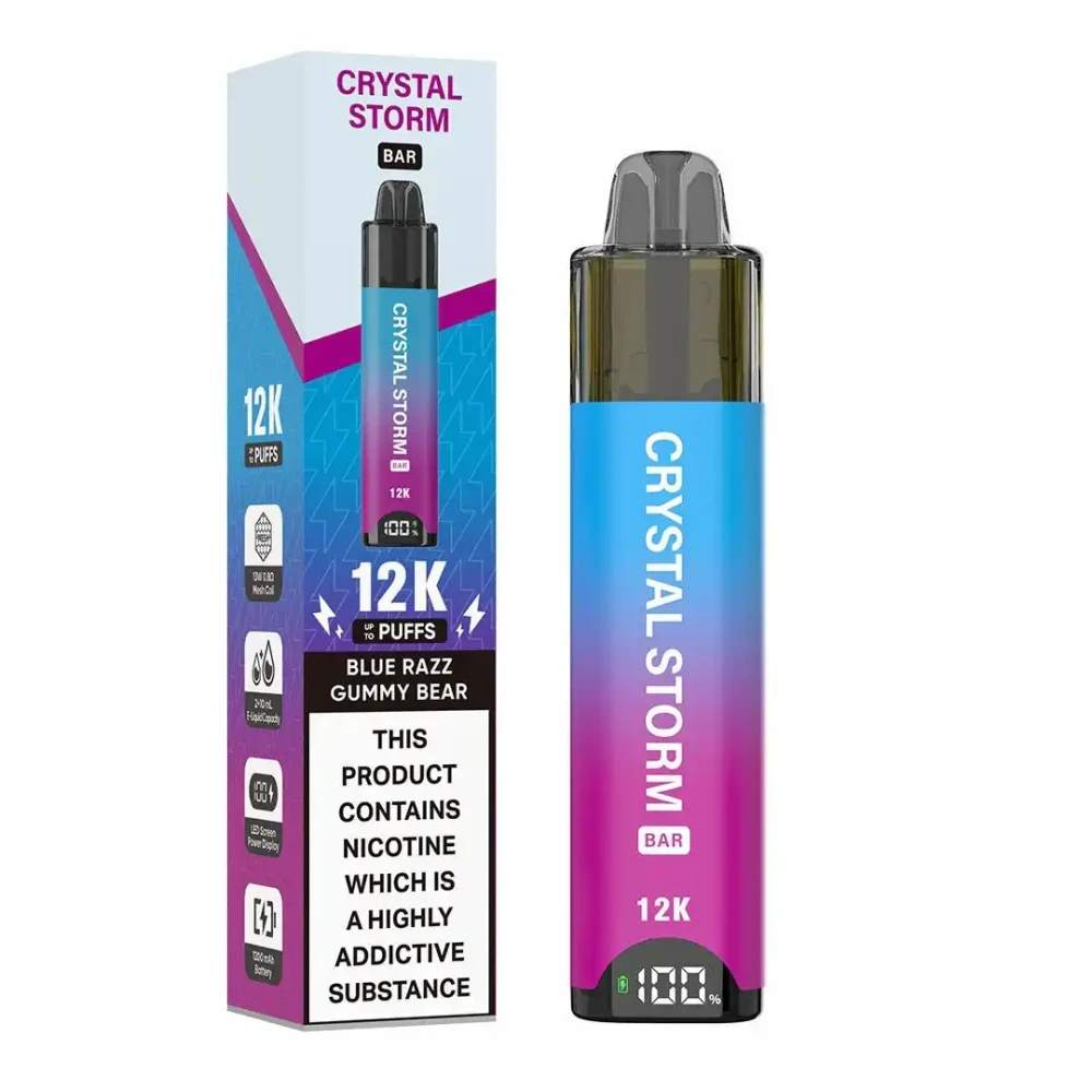 how long do disposable vapes last once opened Crystalize Blueberry Sour Raspberry Nic Salt