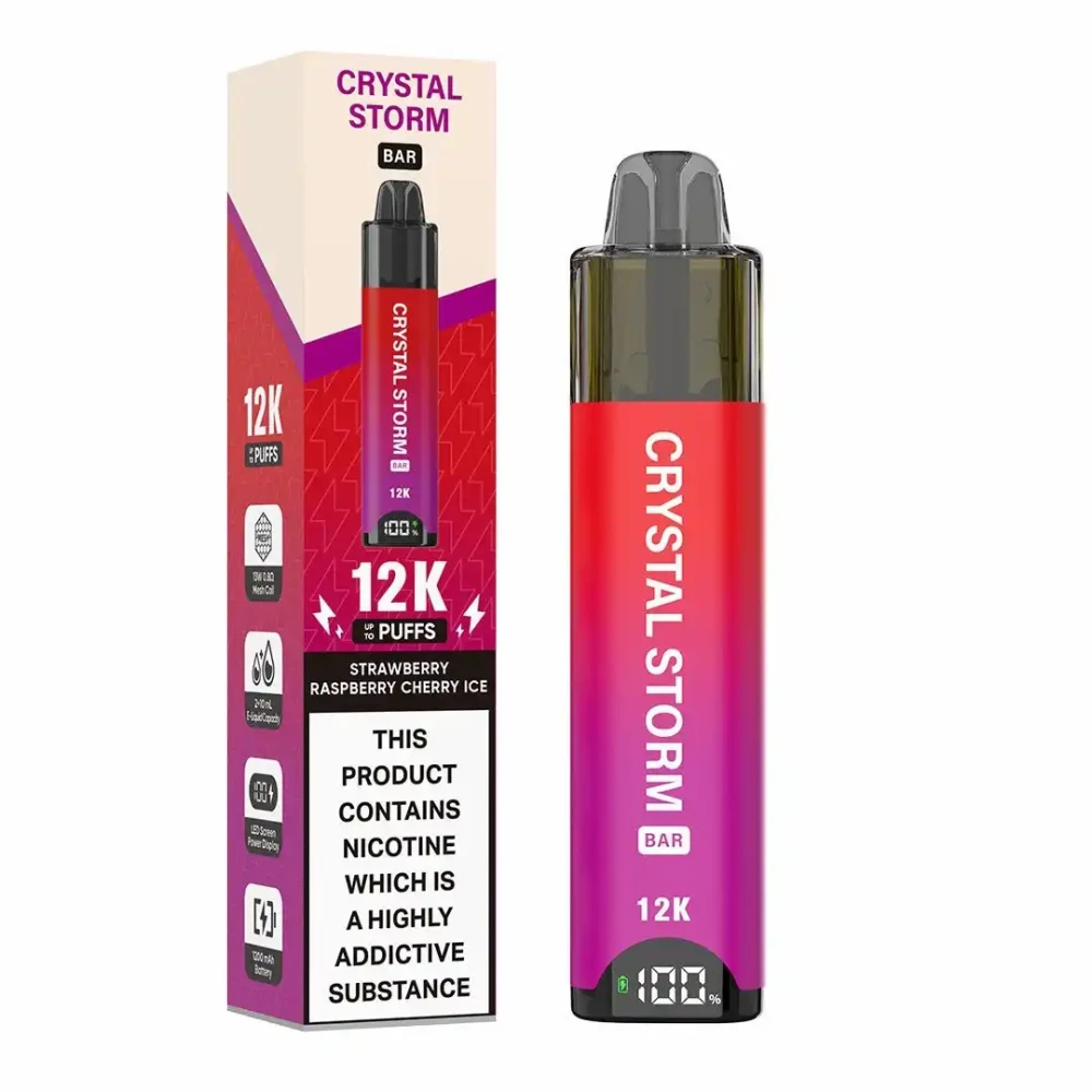 Crystal Strom Bar 12k Vape Kit | 12,000 Puffs | Buy 7.99