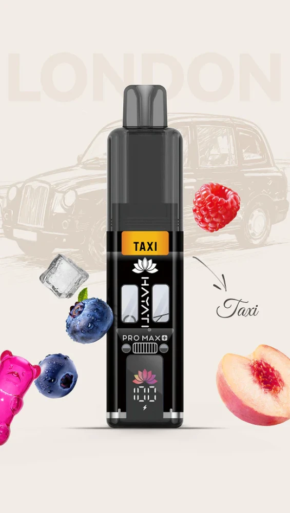 Hayati Pro Max Plus Souvenir Edition England | 6000 Puffs London Taxi
