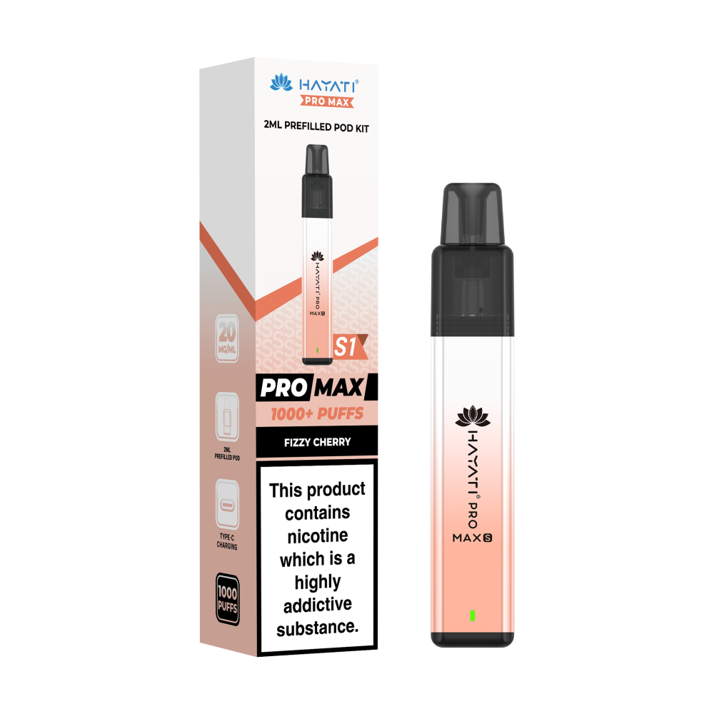 Hayati Pro Max S1 Vape Kit Box of 5 | Rechargeable MTL Pod