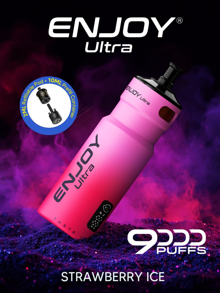 enjoy disposable vape Ultra 9000 Kit Do They Sell No Flashlight Choose Flavor:Toasted Banana