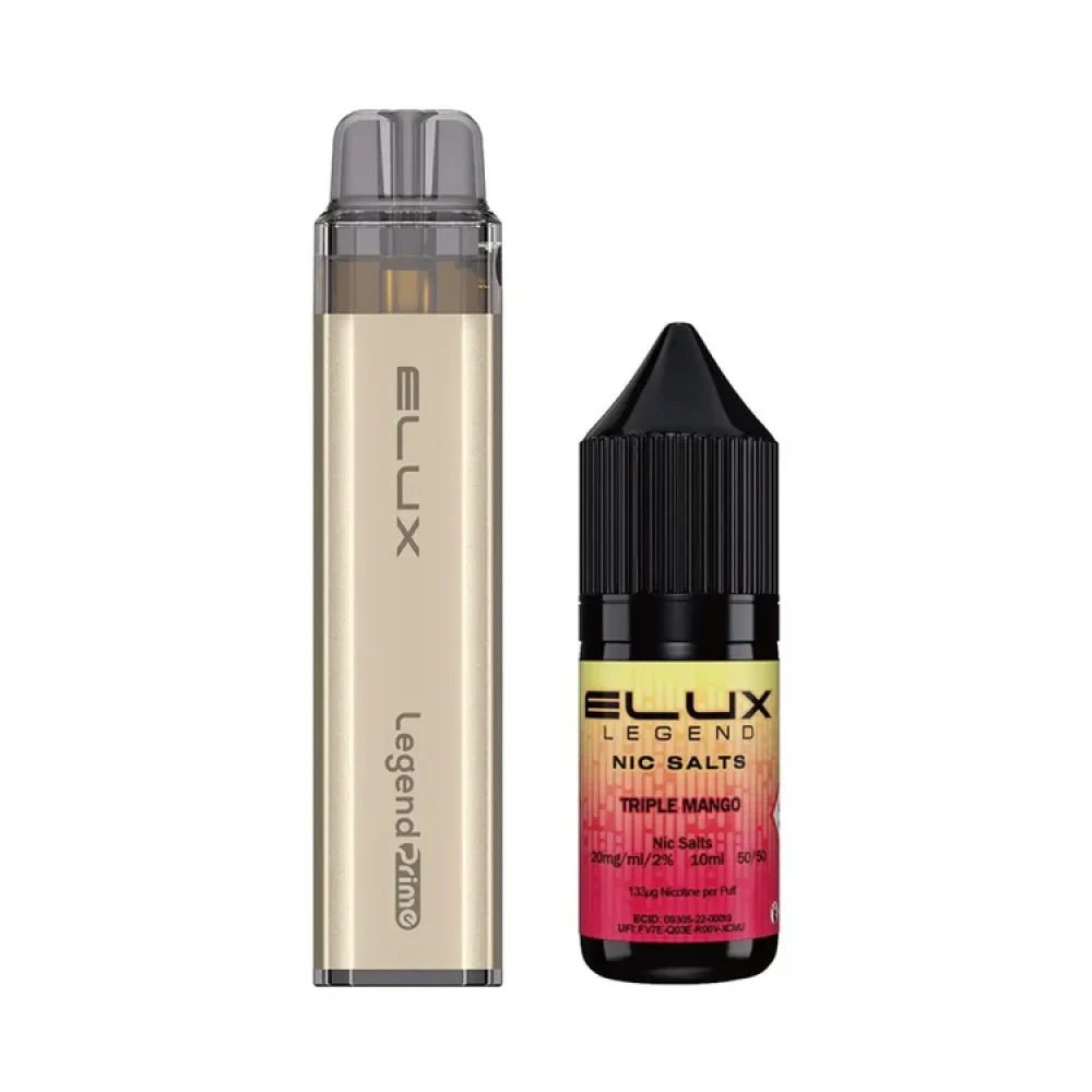 elux legend prime review Elux Legend Prime 5000 Vape Kit 5 Pack + Free Nic Salt